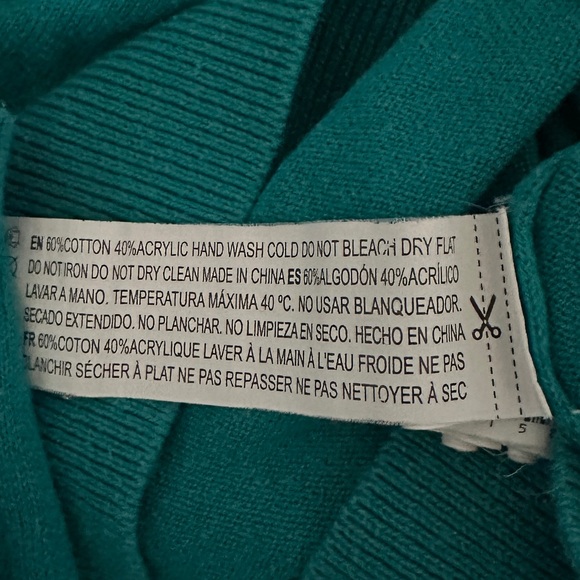 Forever 21 Teal Sweater - Picture 5 of 5